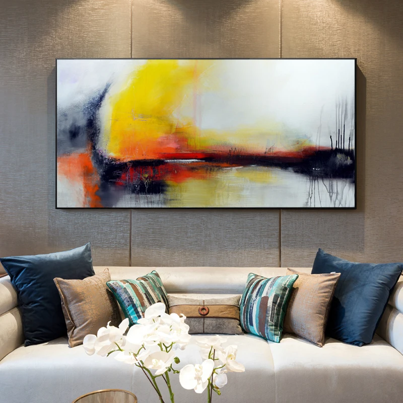 Nordic Style Pure hand-painted Oil Painting Decorative Painting The Living Room Sofa Backdrop Mural Paintings Handmade Horizonta
Nordic Style Pure hand-painted Oil Painting Decorative Painting The Living Room Sofa Backdrop Mural Paintings Handmade Horizonta