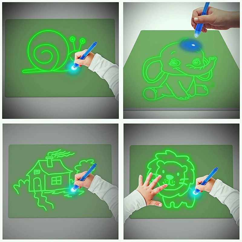 Drawing Pad Board Glow in Dark with Light Painting Board for Kids Educational Toy and Developing Drawing or Writing Skills
Drawing Pad Board Glow in Dark with Light Painting Board for Kids Educational Toy and Developing Drawing or Writing Skills