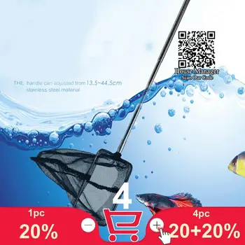 44cm Fishing Net Tool Adjustable Aquarium Net, Extendable Shrimp Small Betta Tetra Fish Tank net, extensible fish net fish tank
44cm Fishing Net Tool Adjustable Aquarium Net, Extendable Shrimp Small Betta Tetra Fish Tank net, extensible fish net fish tank