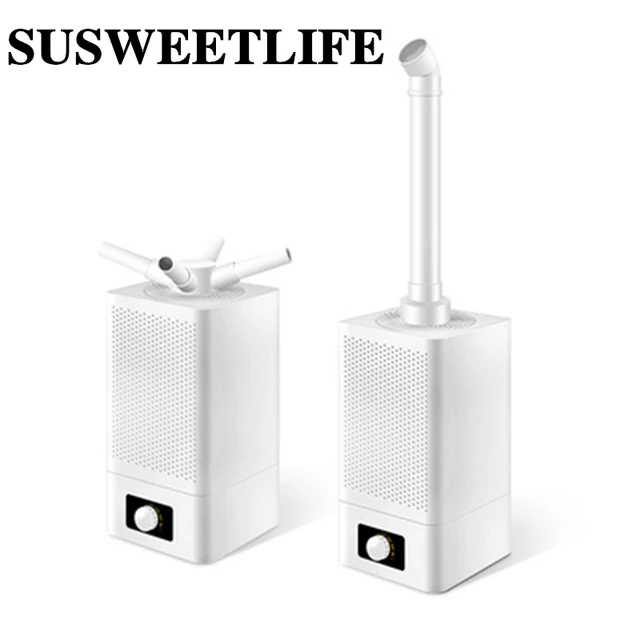 Humidificateur d'air industriel à ultrasons de grande capacité, grand brouillard muet, atomiseur pour serre, entrepôt de tabac, 11L, 220V 1