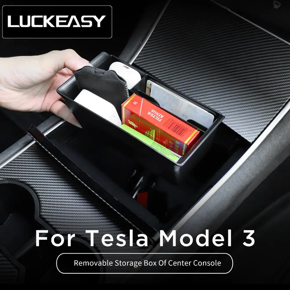 LUCKEASY Car Functional Accessories Interior Modification For Tesla Model 3 Center Console Armrest Box Removable Storage Box
LUCKEASY Car Functional Accessories Interior Modification For Tesla Model 3 Center Console Armrest Box Removable Storage Box