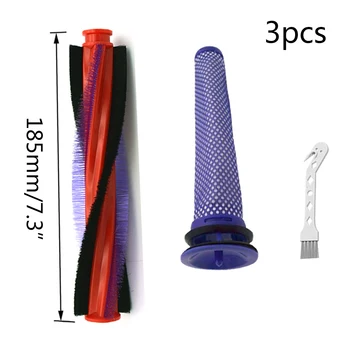 185/225mm Roller Brush Kit Bar For Dyson V6 DC58 DC59 SV03 DC62 Vacuum Cleaner The Bristle Roller Brush Strip Filter For DYSON
185/225mm Roller Brush Kit Bar For Dyson V6 DC58 DC59 SV03 DC62 Vacuum Cleaner The Bristle Roller Brush Strip Filter For DYSON