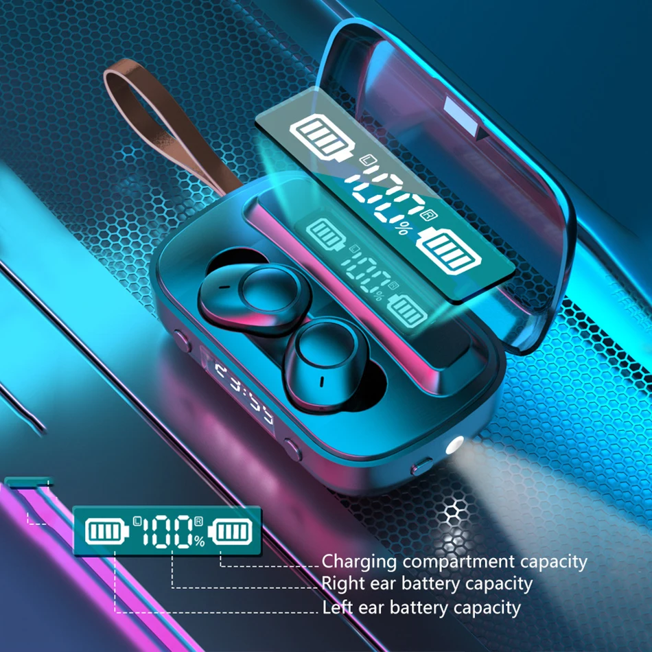 Bluetooth 5.1 Koptelefoon Draadloze Bluetooth Hoofdtelefoon Tws Kan Opladen Telefoon 2000 Mah Hifi In-Ear True Draadloze
Bluetooth 5.1 Koptelefoon Draadloze Bluetooth Hoofdtelefoon Tws Kan Opladen Telefoon 2000 Mah Hifi In-Ear True Draadloze