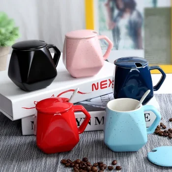 Ceramic Coffee Mugs Tea Cup Big Calibre Mug Personality Milk Juice Lemon with Handle Dust-proof Cup Office Supply Drinkware
Ceramic Coffee Mugs Tea Cup Big Calibre Mug Personality Milk Juice Lemon with Handle Dust-proof Cup Office Supply Drinkware
