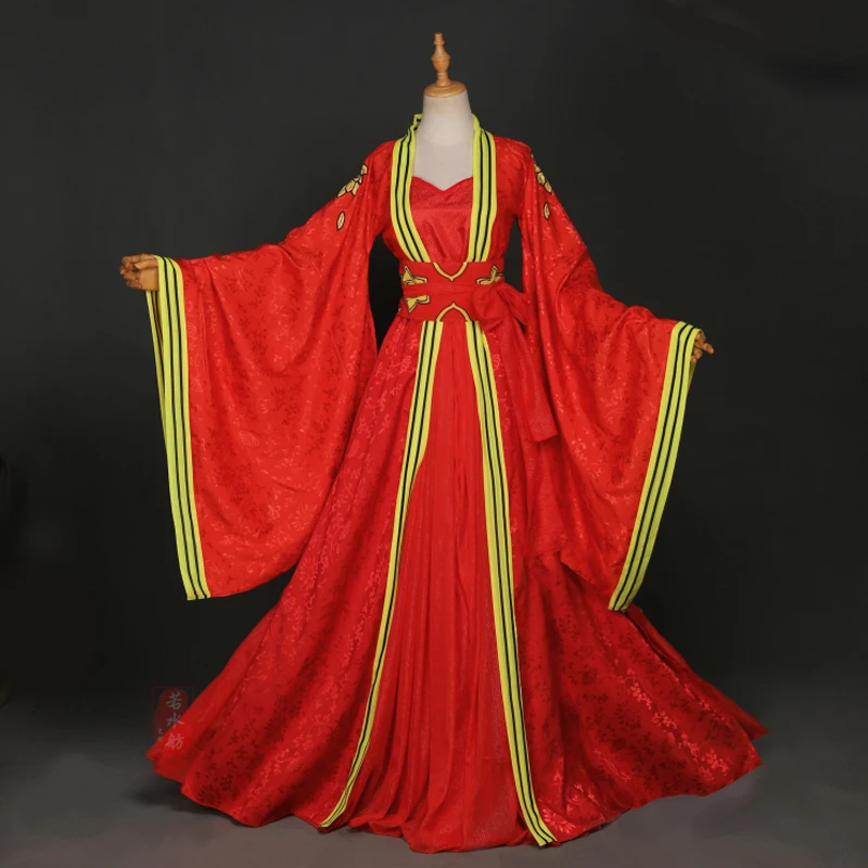 2020 Red Hanfu Dress Women Chinese Traditional Wedding Dress Princess Lady Classical Dance Costume Stage Show Clothing DNV14200
2020 Red Hanfu Dress Women Chinese Traditional Wedding Dress Princess Lady Classical Dance Costume Stage Show Clothing DNV14200