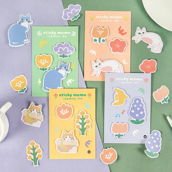 Mohamm 30PCS Small Garden Series Cute Animal Flower Seasons Message Sticky Note Memo Pad Kawaii Cartoon Students School Supplies 
Mohamm 30PCS Small Garden Series Cute Animal Flower Seasons Message Sticky Note Memo Pad Kawaii Cartoon Students School Supplies