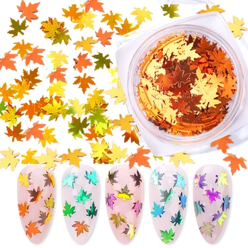 1 Box Maple Leaves Letter Nail Art Sequins Gradient Sparkling Fall Glitter Nail Sequins Chameleon Nail Decorations
1 Box Maple Leaves Letter Nail Art Sequins Gradient Sparkling Fall Glitter Nail Sequins Chameleon Nail Decorations