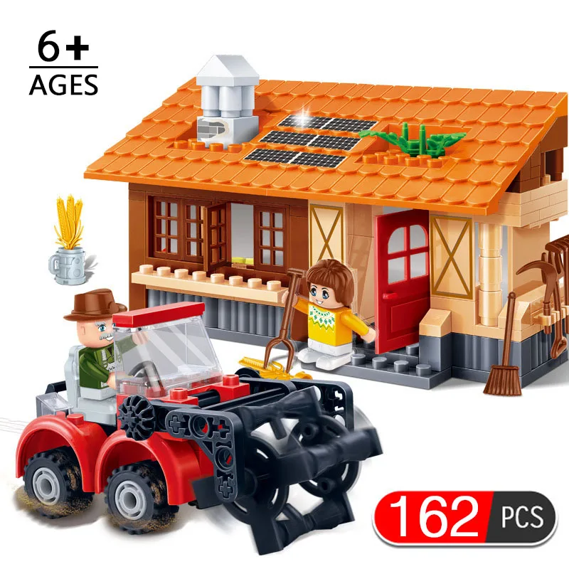 162pcs Mini My World Farm Series Building Blocks Compatible Legoinglys Minecrafted Village House Car Bricks Toys For Children
162pcs Mini My World Farm Series Building Blocks Compatible Legoinglys Minecrafted Village House Car Bricks Toys For Children