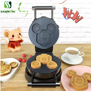 Electric rotary Mickey mouse waffle maker machine non-stick cartoon muffin baker machine mouse shape waffle cake baking pan
Electric rotary Mickey mouse waffle maker machine non-stick cartoon muffin baker machine mouse shape waffle cake baking pan