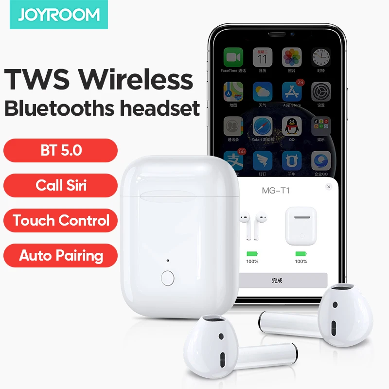 DASENLON STORE Joyroom TWS Bluetooth Earphone MG-T1, Bluetooth 5.0 In-earPhone/Earbuds/Headphone/Headset with Charging Box
DASENLON STORE Joyroom TWS Bluetooth Earphone MG-T1, Bluetooth 5.0 In-earPhone/Earbuds/Headphone/Headset with Charging Box