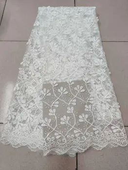2020 high quality French Nigerian sequins net lace,African tulle mesh sequence lace fabric for party dress 5yards/lot white
2020 high quality French Nigerian sequins net lace,African tulle mesh sequence lace fabric for party dress 5yards/lot white
