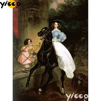 Full Square/Round drill 5D Diamond Painting DIY diamond embroidery lady on the horse Diamond mosaic Home Decor Gift AX0702
Full Square/Round drill 5D Diamond Painting DIY diamond embroidery lady on the horse Diamond mosaic Home Decor Gift AX0702