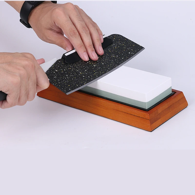 Whetstone Kitchen Knife Sharpener 2-IN-1 Grit Professional Knife Sharpener Sharper System Sharpening Stone 3000 8000 10000
Whetstone Kitchen Knife Sharpener 2-IN-1 Grit Professional Knife Sharpener Sharper System Sharpening Stone 3000 8000 10000