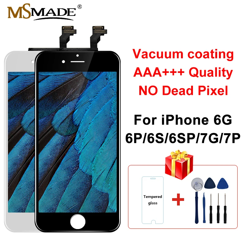 Grade AAA+++ For iPhone 6 6S 6Plus LCD Touch Screen Digitizer Assembly With 3D Force For iPhone 6 7 7P LCD Display No Dead Pixel
Grade AAA+++ For iPhone 6 6S 6Plus LCD Touch Screen Digitizer Assembly With 3D Force For iPhone 6 7 7P LCD Display No Dead Pixel