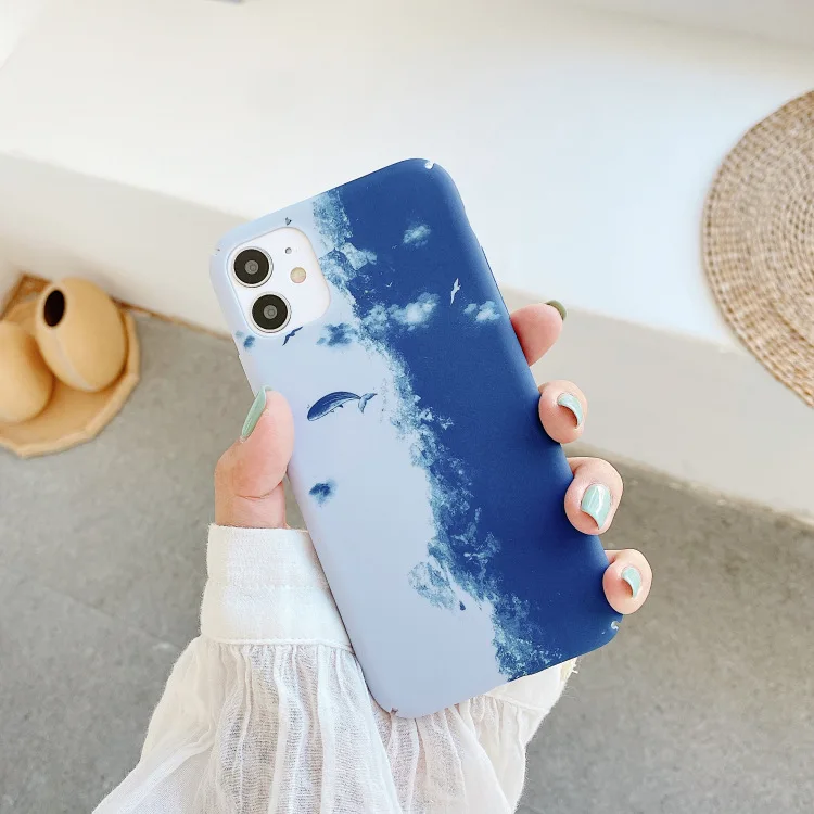 Retro whale Seagull abstract Painting Phone Case For iPhone 11 Pro Max case Cute cover for iPhone XS XR X 7 8 Plus 7Plus SE Case
Retro whale Seagull abstract Painting Phone Case For iPhone 11 Pro Max case Cute cover for iPhone XS XR X 7 8 Plus 7Plus SE Case