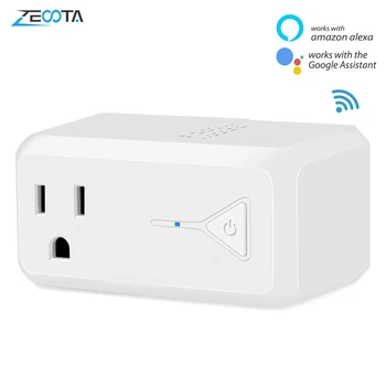 WiFi Smart Power Plug US Wall Electric Socket Wireless Outlet Tuya App Remote Control Homekit work with Alexa Echo Google Home
WiFi Smart Power Plug US Wall Electric Socket Wireless Outlet Tuya App Remote Control Homekit work with Alexa Echo Google Home