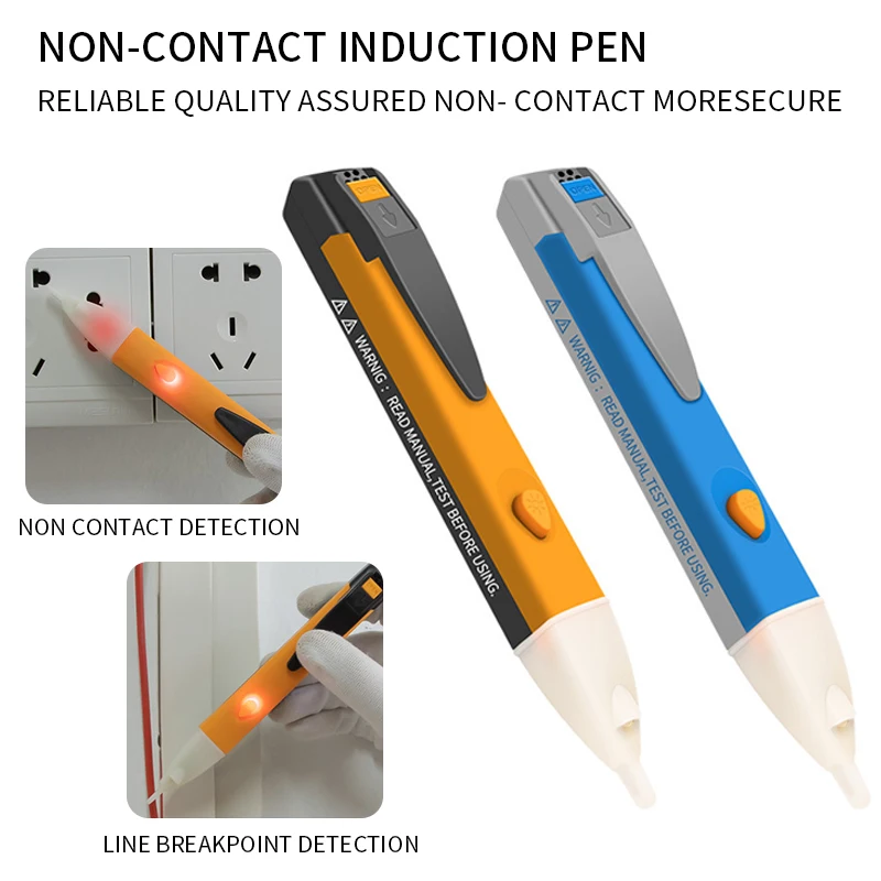 Electricity Test Pencil Digital 90-1000V 12-1000V AC Voltage Detector Non-Contact Tester Pen Tester Meter Volt Current Electric
Electricity Test Pencil Digital 90-1000V 12-1000V AC Voltage Detector Non-Contact Tester Pen Tester Meter Volt Current Electric