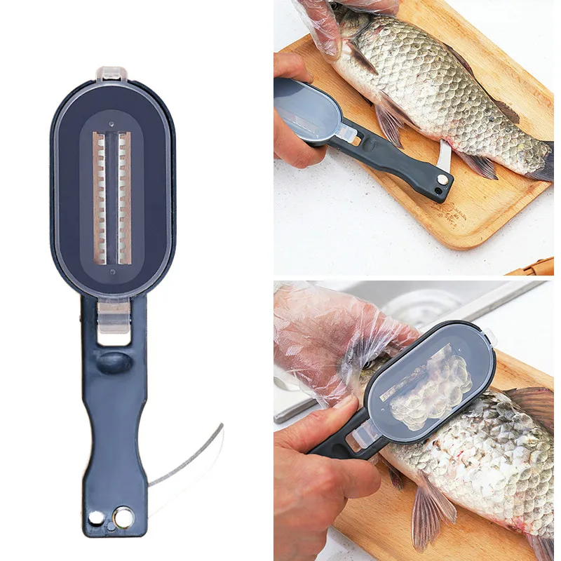 Fish Scales Graters Scraper Fish Cleaning Tool Scraping Scales Device with Cover Home Kitchen Cooking Fishing Tool Pesca Tackle
Fish Scales Graters Scraper Fish Cleaning Tool Scraping Scales Device with Cover Home Kitchen Cooking Fishing Tool Pesca Tackle