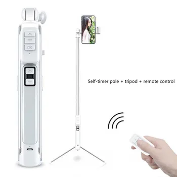 Selfie Stick Reactable Tripod Bluetooth Camera Shutter Control 360 Degree Rotating Phone Holder Monopod
Selfie Stick Reactable Tripod Bluetooth Camera Shutter Control 360 Degree Rotating Phone Holder Monopod