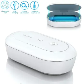Cell Phone Sanitizer Phone Wireless Charger Aromatherapy Multi-Function Disinfection BoxSterilizer For iPhone 11 XS Max Xiaomi
Cell Phone Sanitizer Phone Wireless Charger Aromatherapy Multi-Function Disinfection BoxSterilizer For iPhone 11 XS Max Xiaomi