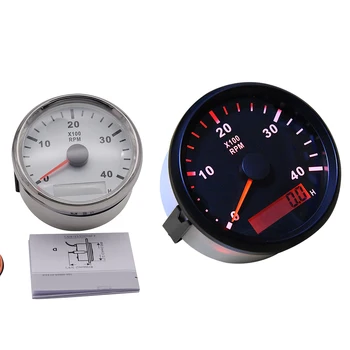 Waterproof Tachometer with LCD Hourmeter 4KRPM Tacho Gauge 85MM Tachometer Red Backlight for Marine Boat yacht Speed 0-4000 RPM
Waterproof Tachometer with LCD Hourmeter 4KRPM Tacho Gauge 85MM Tachometer Red Backlight for Marine Boat yacht Speed 0-4000 RPM