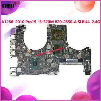 820-2850-A laptop Motherboard for Macbook Pro 15" 15 Pro15 A1286 MC371CH 2010 Logic main Board i5 520M i5-520M SLBU4 2.4G GT330M
820-2850-A laptop Motherboard for Macbook Pro 15" 15 Pro15 A1286 MC371CH 2010 Logic main Board i5 520M i5-520M SLBU4 2.4G GT330M