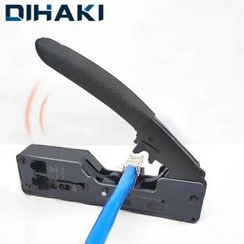 Crimping Pliers Data Cable Crimper For RJ45 Cat7 Cat6a Cat6 Cat5 RJ11 RJ12 Multitool Hand Tool 12 Modular Plugs Crimping Tool
Crimping Pliers Data Cable Crimper For RJ45 Cat7 Cat6a Cat6 Cat5 RJ11 RJ12 Multitool Hand Tool 12 Modular Plugs Crimping Tool