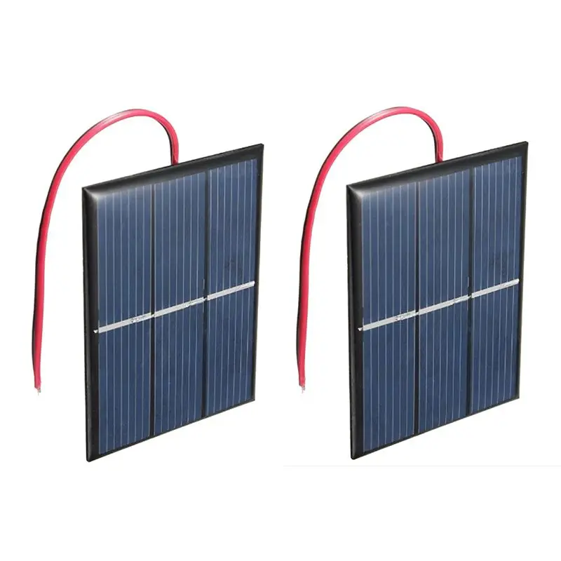 2 pcs 1.5V 400mA 80x60mm Micro-Mini Power Solar Cells For Solar Panels - DIY Projects - Toys - Battery Charger
2 pcs 1.5V 400mA 80x60mm Micro-Mini Power Solar Cells For Solar Panels - DIY Projects - Toys - Battery Charger
