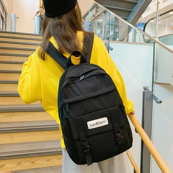 Backpack Big small Waterproof black fashion Women's backpack college schoolbag female large-capacity college student Red bag
Backpack Big small Waterproof black fashion Women's backpack college schoolbag female large-capacity college student Red bag