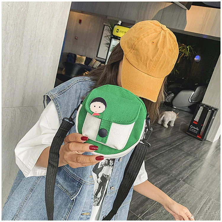 Canvas Small round Bag 2020 New Style Korean-style Fashion Students Broadband Network Red Small Black Bag Shoulder Diagonal Disc
Canvas Small round Bag 2020 New Style Korean-style Fashion Students Broadband Network Red Small Black Bag Shoulder Diagonal Disc