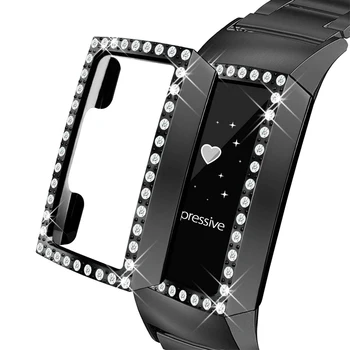 New Hard PC Bling Crystal Rhinestone Protective Shell for Fitbit Charge 4 3 Band Smart Watch Diamond PC Bumper Case Plating Watc 
New Hard PC Bling Crystal Rhinestone Protective Shell for Fitbit Charge 4 3 Band Smart Watch Diamond PC Bumper Case Plating Watc