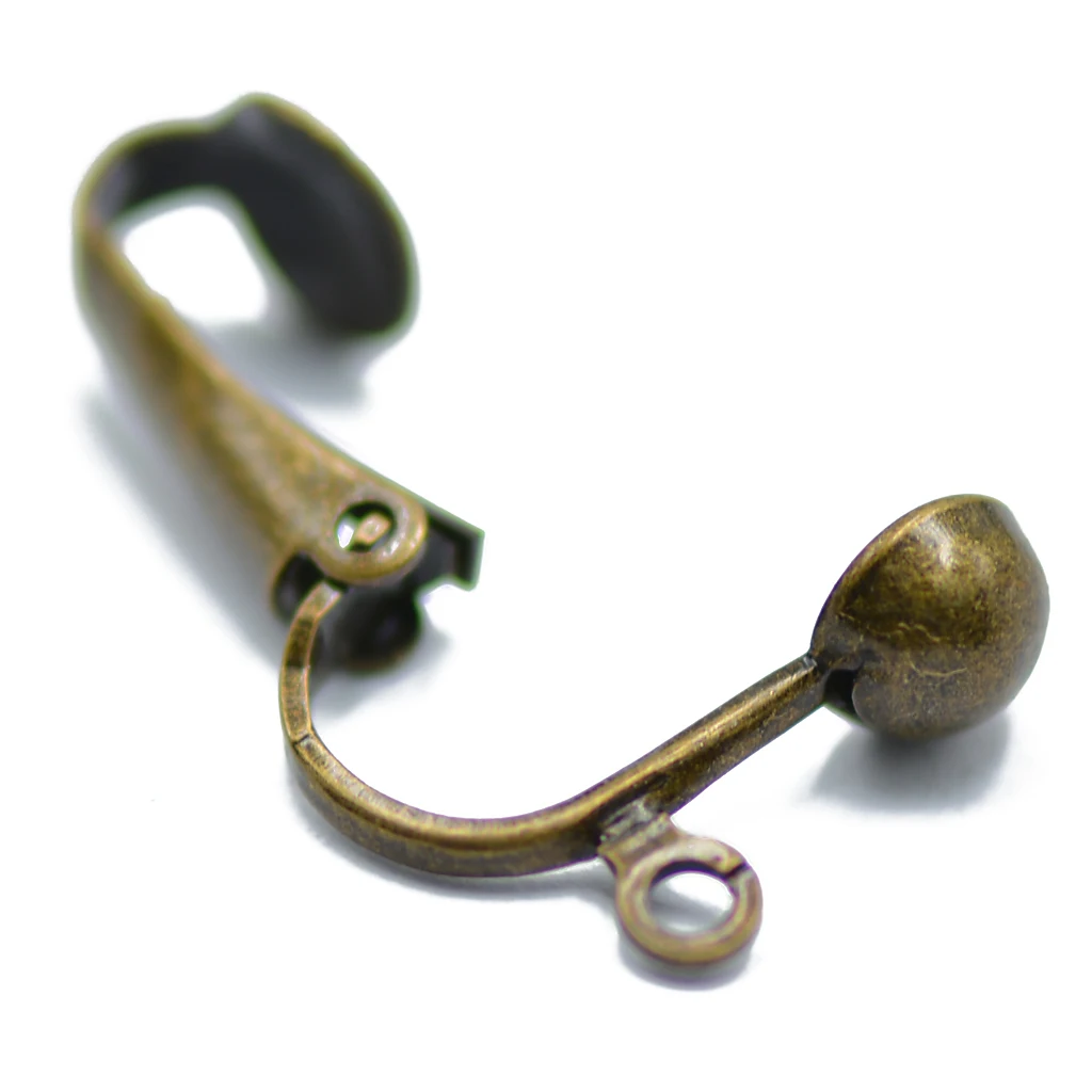 12pcs Bronze Clip-on Earring Blanks Non-Pierced Stud Converter Findings 16x14mm 12pcs Bronze Clip-on Earring Blanks Non-Pierced Stud Converter Findings 16x14mm