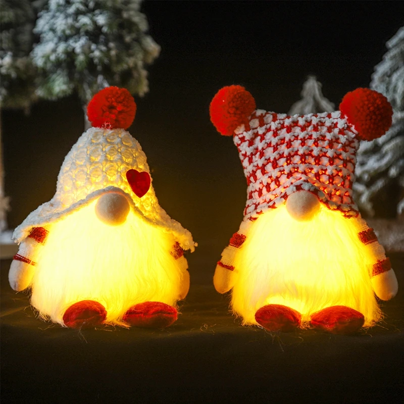 Merry Christmas Faceless Doll Christmas Glowing Gnome Decoration For Home Santa Xmas Tree Hanging Ornament Navidad Pendant Gift
Merry Christmas Faceless Doll Christmas Glowing Gnome Decoration For Home Santa Xmas Tree Hanging Ornament Navidad Pendant Gift