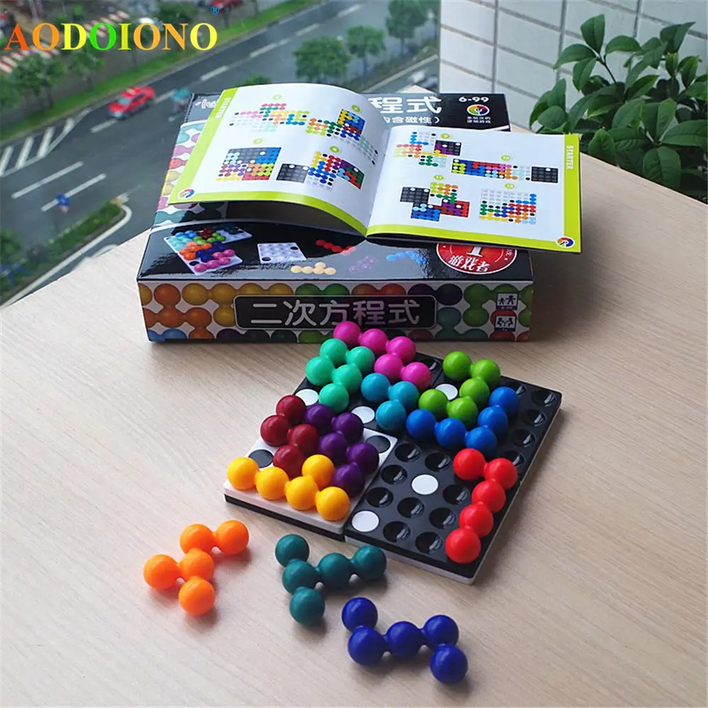 Logic Game Intelligence Magic Beads Space Thinking Reasoning Early Childhood Educational Toys Board Game Kids Birthday Gifts
Logic Game Intelligence Magic Beads Space Thinking Reasoning Early Childhood Educational Toys Board Game Kids Birthday Gifts