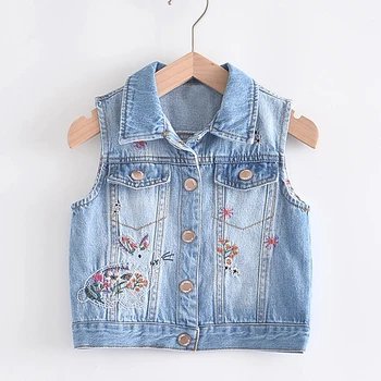 Melario Toddler Girls Vest Children Flower Rabbit Embroidery Jacket Vest 2020 New Design Fashion Jeans Waistcoats Girls Tops
Melario Toddler Girls Vest Children Flower Rabbit Embroidery Jacket Vest 2020 New Design Fashion Jeans Waistcoats Girls Tops