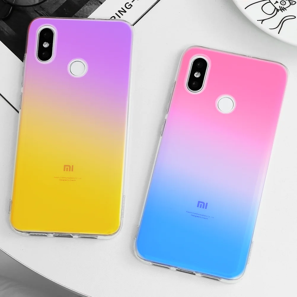 Multicolored Gradient Case For Xiaomi Mi 8 9 SE Lite CC9e A1 5X A2 6X Mi Mix 2s 3 Play Soft TPU Cover for Redmi Note 8 Pro Coque
Multicolored Gradient Case For Xiaomi Mi 8 9 SE Lite CC9e A1 5X A2 6X Mi Mix 2s 3 Play Soft TPU Cover for Redmi Note 8 Pro Coque