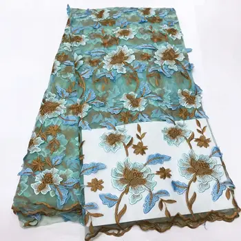Green Gold 5 yards/lot Net Lace High Quality 3 D Flowers Nigerian French Lace African Lace Fabric For Party Dress Free Shipping
Green Gold 5 yards/lot Net Lace High Quality 3 D Flowers Nigerian French Lace African Lace Fabric For Party Dress Free Shipping