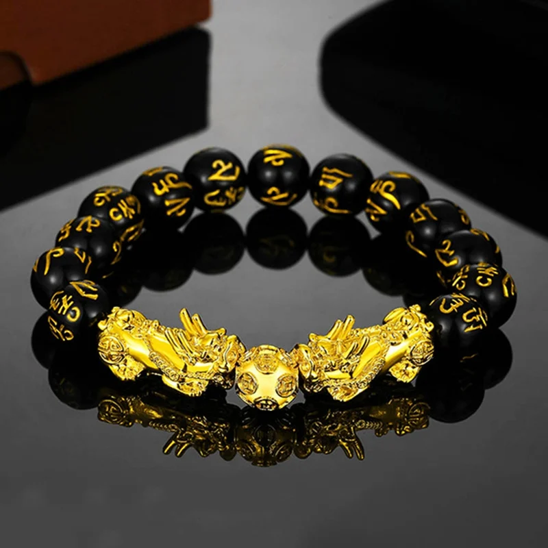 New Arrival Golden color PIXIU Bracelet for Women Men Beads Couple Bracelet Bring Lucky Brave Wealth Feng Shui Bracelets
New Arrival Golden color PIXIU Bracelet for Women Men Beads Couple Bracelet Bring Lucky Brave Wealth Feng Shui Bracelets