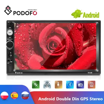 Podofo Android Car Radio 2 Din 7" HD Multimedia Player GPS Navigator WiFi Bluetooth Audio MP5 Video Mirror Link 2din Car Stereo
Podofo Android Car Radio 2 Din 7" HD Multimedia Player GPS Navigator WiFi Bluetooth Audio MP5 Video Mirror Link 2din Car Stereo