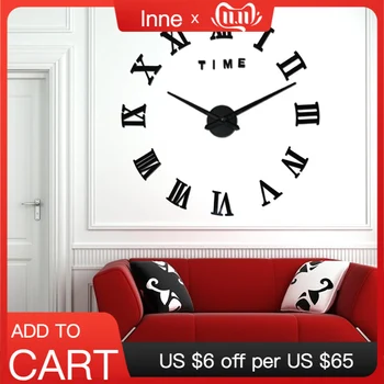 3D Real Big Wall Clock Rushed Mirror Sticker Diy Living Room Home Decor Fashion Watches Arrival Quartz Large 6
3D Real Big Wall Clock Rushed Mirror Sticker Diy Living Room Home Decor Fashion Watches Arrival Quartz Large 6