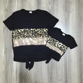 mom daughter shirt girls 3 parts raglans leopard print gold sequins mum and daughter clothes
mom daughter shirt girls 3 parts raglans leopard print gold sequins mum and daughter clothes