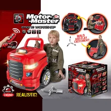 Infrared Remote Control Red Color RC Constructor Motor Truck with Tool Kit Toy Mechanic with light and sound
Infrared Remote Control Red Color RC Constructor Motor Truck with Tool Kit Toy Mechanic with light and sound