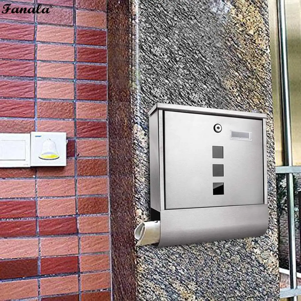 Mounted Mailbox Vertical Locking Drop MailBox Front Porch Residential Outdoor For Postal Service Garden Apartment
Mounted Mailbox Vertical Locking Drop MailBox Front Porch Residential Outdoor For Postal Service Garden Apartment