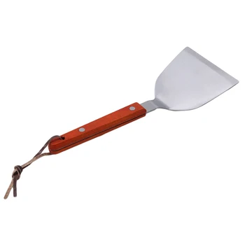 Stainless Steel Korean Teppanyaki Shovel Wooden Handle Anti Scalding Insulation Cake Pancake Baking Tool Shovel 
Stainless Steel Korean Teppanyaki Shovel Wooden Handle Anti Scalding Insulation Cake Pancake Baking Tool Shovel