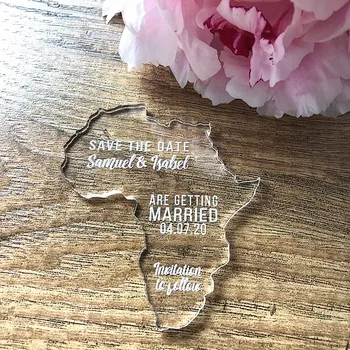Custom Priniting Unique Save The Date Card Africa Map Shape Laser Cut Thank You Greeting Cards 10pcs
Custom Priniting Unique Save The Date Card Africa Map Shape Laser Cut Thank You Greeting Cards 10pcs