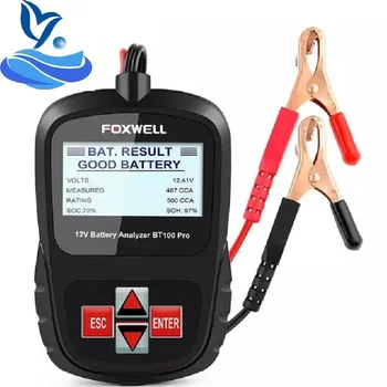BT100 PRO 6V 12V Car Battery Tester For Flooded AGM GEL 100 to 1100CCA 200AH Battery Health Analyzer Diagnostic Tool
BT100 PRO 6V 12V Car Battery Tester For Flooded AGM GEL 100 to 1100CCA 200AH Battery Health Analyzer Diagnostic Tool