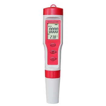 ABSF Portable PH/TDS/EC/TEMP 4-In-1 Test Pen Multi-Function Water Detector for Swimming Pool, Drinking Water, Aquarium
ABSF Portable PH/TDS/EC/TEMP 4-In-1 Test Pen Multi-Function Water Detector for Swimming Pool, Drinking Water, Aquarium