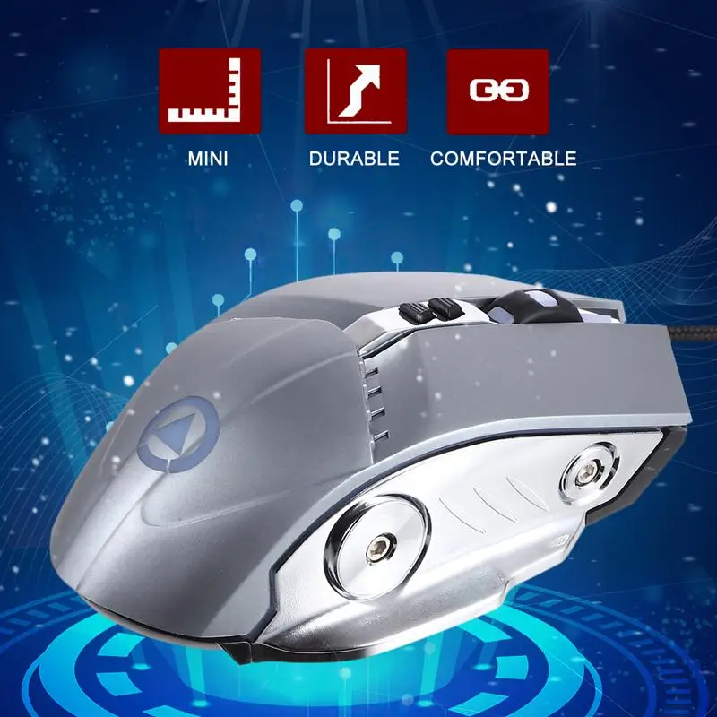 Wired Gaming Mouse 7 Button 3200 DPI LED Optical USB Computer Silent Mouse Ergonomics Gamer Mice G3 for Laptop PC Game
Wired Gaming Mouse 7 Button 3200 DPI LED Optical USB Computer Silent Mouse Ergonomics Gamer Mice G3 for Laptop PC Game