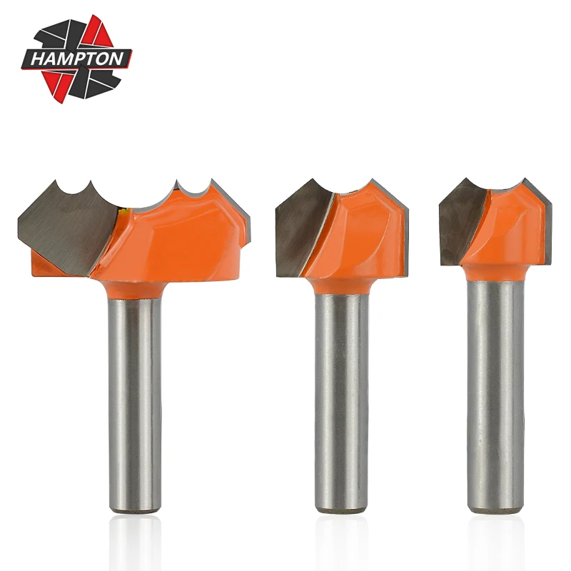 Hampton Woodworking Engraving Cutter 8mm Shank Professional Grade Double Arc Dragon Ball Bit Round Over Router Bits For Wood
Hampton Woodworking Engraving Cutter 8mm Shank Professional Grade Double Arc Dragon Ball Bit Round Over Router Bits For Wood