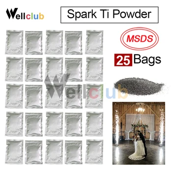 25Bags Ti Powder 200g/bag For Stage Cold Spark Firework Machine Wedding Sparkular Machine MSDS Certification Consumable Powder
25Bags Ti Powder 200g/bag For Stage Cold Spark Firework Machine Wedding Sparkular Machine MSDS Certification Consumable Powder